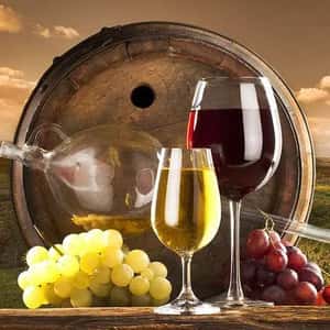 vinho colonial barril taca